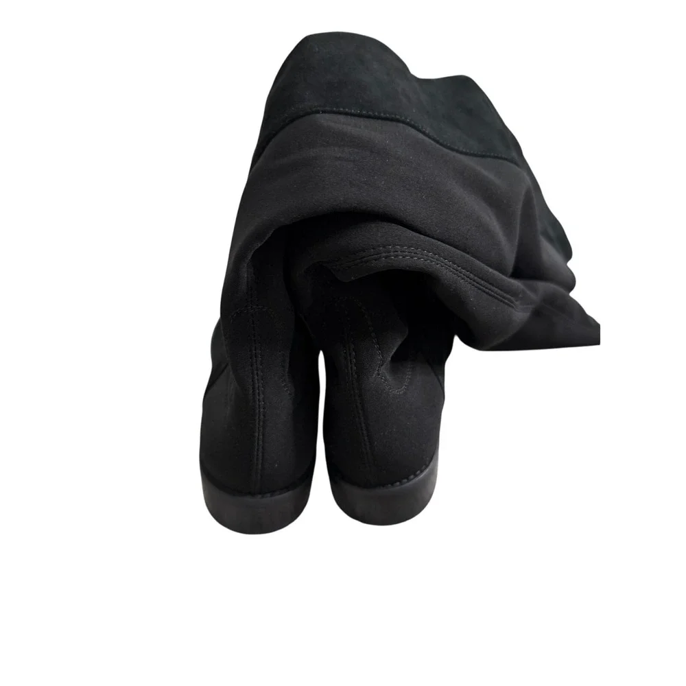 Stuart‎ Weitzman 5050 Black Suede Over The Knee Boots US 5.5B EU 36